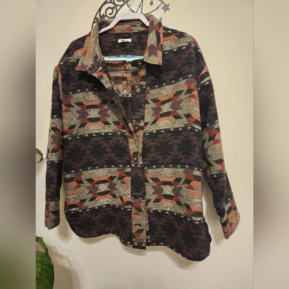 5 for $20 Maurices western print shacket